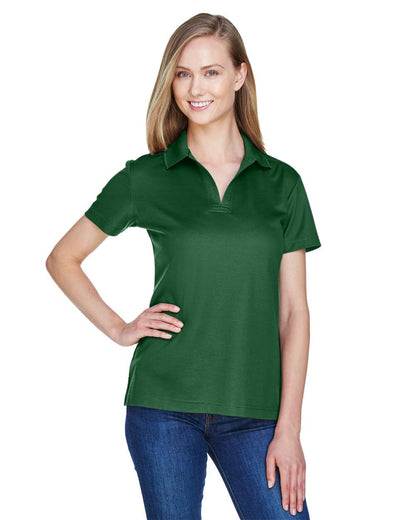 Devon & Jones Women's CrownLux Performance® Plaited Polo DG20W #colormdl_Forest