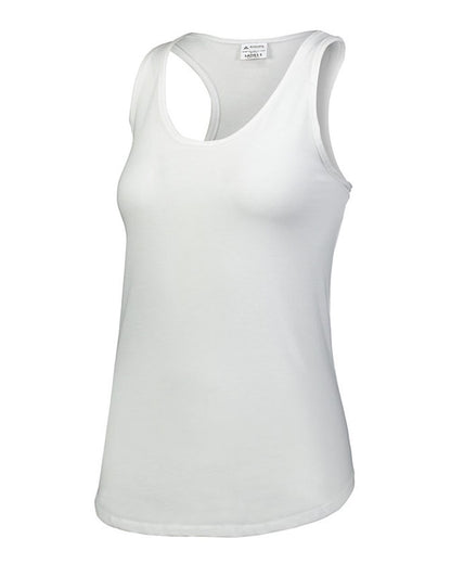 Augusta Sportswear Girls' Lux Triblend Tank Top 3079 #color_White