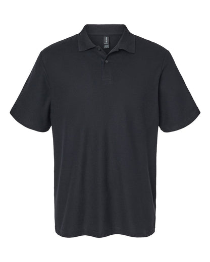 Gildan Unisex Softstyle® Pique Polo 64800 #color_Black