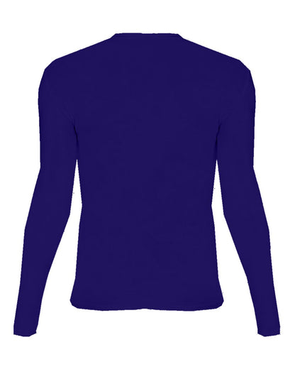 Badger Pro-Compression Long Sleeve T-Shirt 4605 #color_Purple