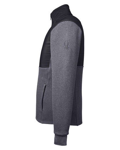 Spyder Men's Pursuit Jacket S17298 #color_Frontier Heather/ Black