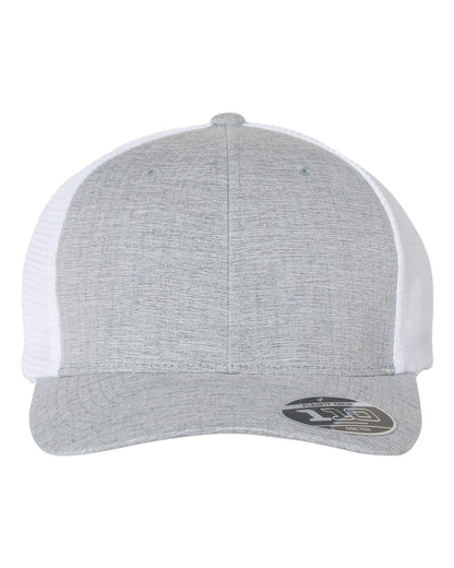 Flexfit 110® Mesh-Back Cap 110M #color_Melange Silver/ White