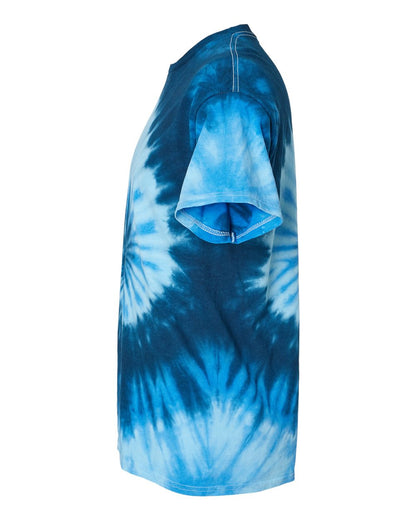 Colortone Youth Multi-Color Tie-Dyed T-Shirt 1000Y #color_Blue Ocean