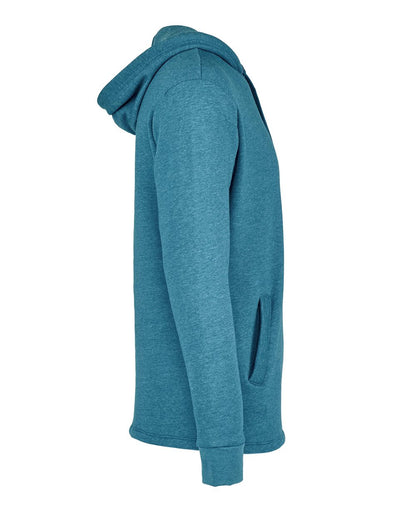 Next Level Malibu Welt Pocket Hoodie 9300 #color_Heather Teal