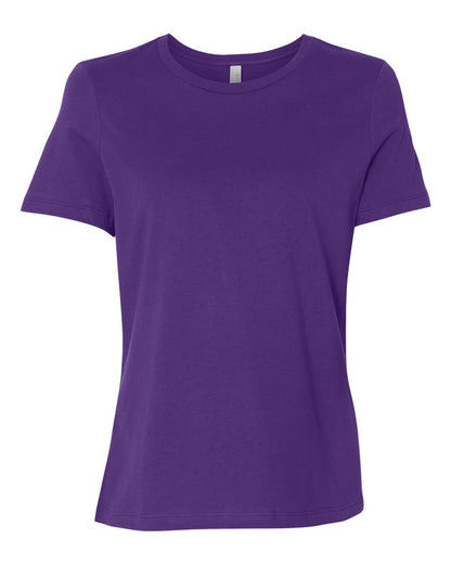 BELLA + CANVAS Women’s Relaxed Jersey Tee 6400 #color_Team Purple