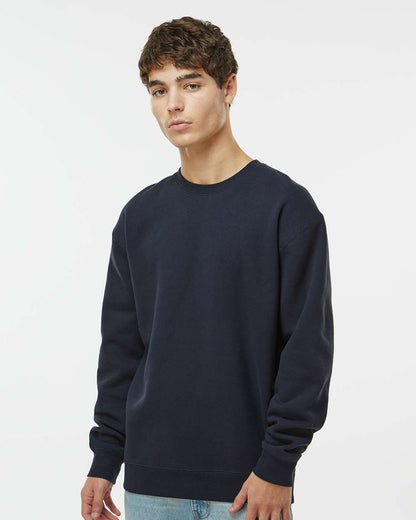 Independent Trading Co. Heavyweight Crewneck Sweatshirt IND3000 #colormdl_Navy