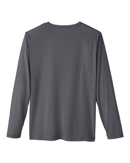 CORE365 Unisex Fusion ChromaSoft™ Performance Long Sleeve T-Shirt CE111L #color_Carbon