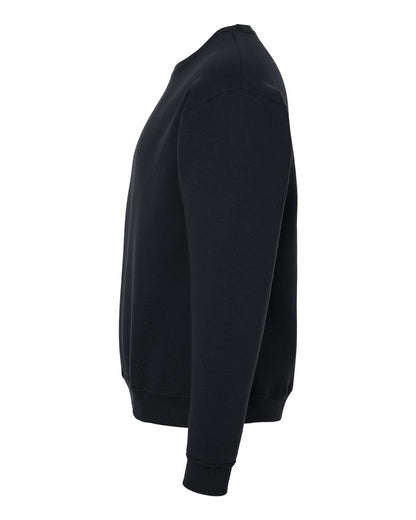 JERZEES Unisex Rugged Crewneck Sweatshirt C12MR #color_Black Ink