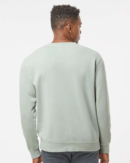 Independent Trading Co. Midweight Pigment-Dyed Crewneck Sweatshirt PRM3500 #colormdl_Pigment Sage