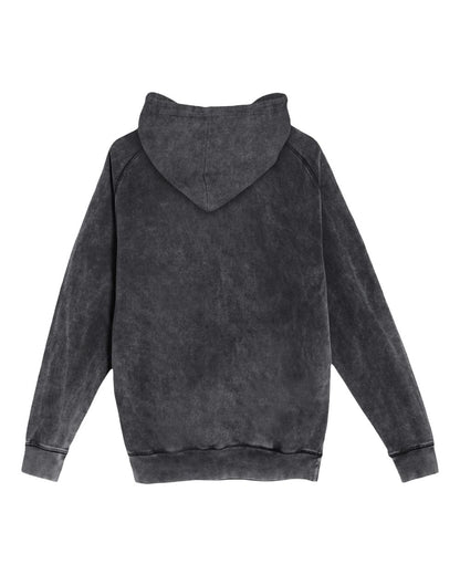Lane Seven Unisex Vintage Raglan Hooded Sweatshirt LST004 #color_Vintage Black
