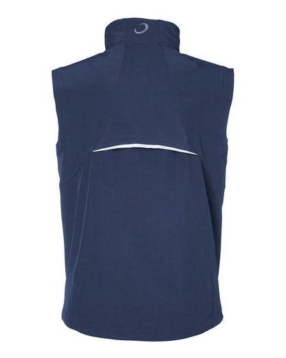 Zero Restriction Men's Full-Zip Vest W1009Z #color_Navy