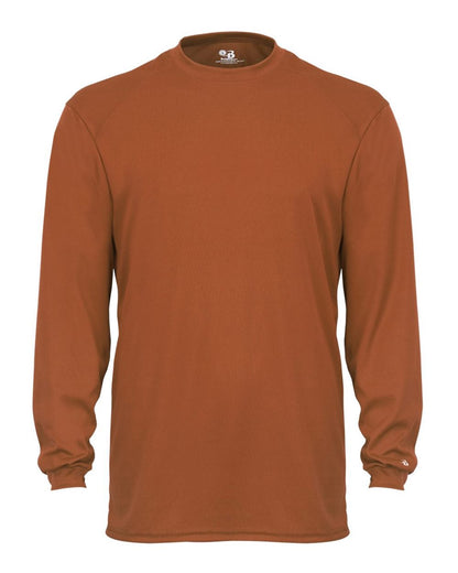 Badger B-Core Long Sleeve T-Shirt 4104 #color_Texas Orange