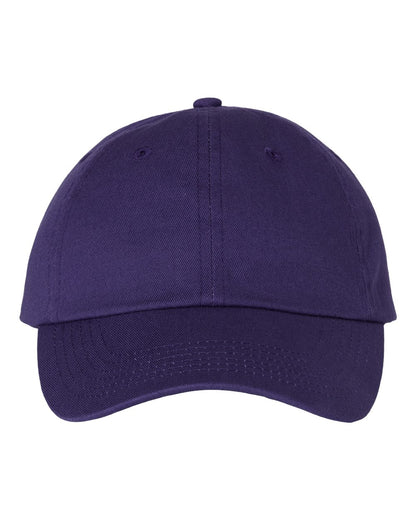 Valucap Bio-Washed Classic Dad Hat VC300A #color_Purple