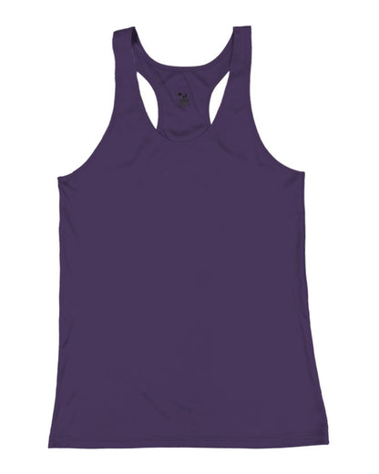 Badger Women’s B-Core Racerback Tank Top 4166 #color_Purple