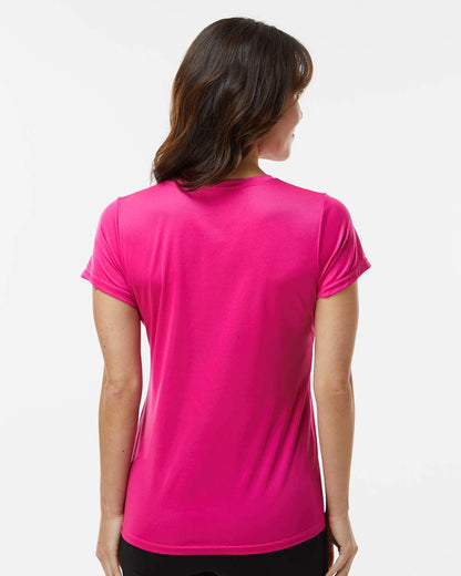 Augusta Sportswear Women's Nexgen Wicking V-Neck T-Shirt 1790 #colormdl_Power Pink