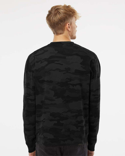 Independent Trading Co. Midweight Crewneck Sweatshirt SS3000 #colormdl_Black Camo