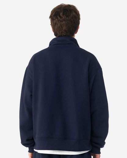BELLA + CANVAS Unisex 10 oz Quarter-Zip Pullover Sweatshirt 4740 #colormdl_Navy