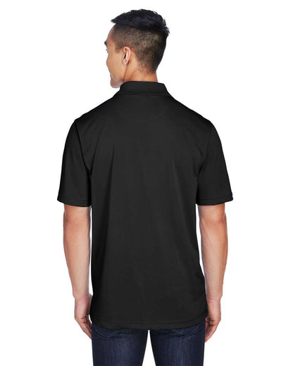 Harriton Men's Advantage Snag Protection Plus IL Snap Placket Polo M345 #colormdl_Black
