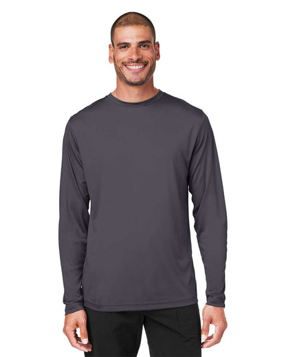 CORE365 Unisex Capital Long Sleeve Performance T-Shirt CE10L #colormdl_Carbon