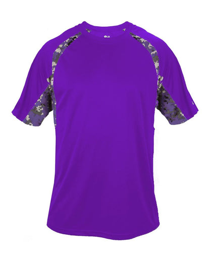 Badger Hook Digital T-Shirt 4140 #color_Purple/ Purple