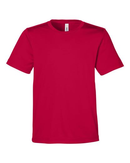 CORE365 Youth Capital Performance T-Shirt CE10Y #color_Classic Red