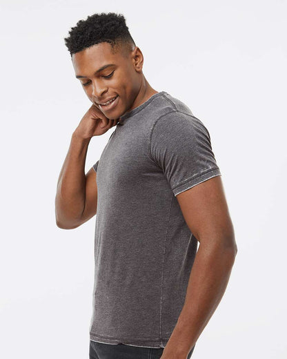 J. America Unisex Zen Jersey T-Shirt 8115 #colormdl_Dark Smoke