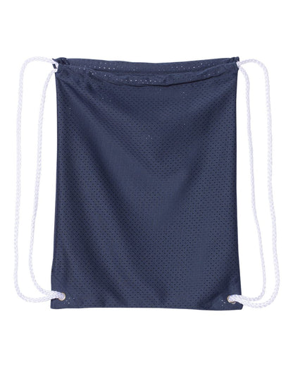 Liberty Bags Mesh Drawstring Backpack 8895 #color_Navy