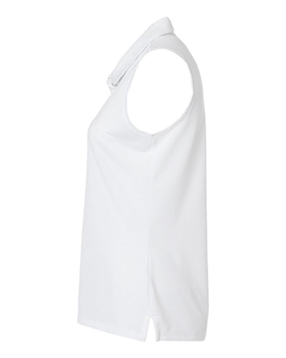 Adidas Women's Ottoman Sleeveless Polo A1005 #color_White
