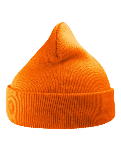 Atlantis Headwear Sustainable 12" Knit WIND #color_Orange Fluorescent