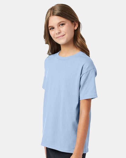 Hanes Ecosmart™ Youth T-Shirt 5370 #colormdl_Light Blue