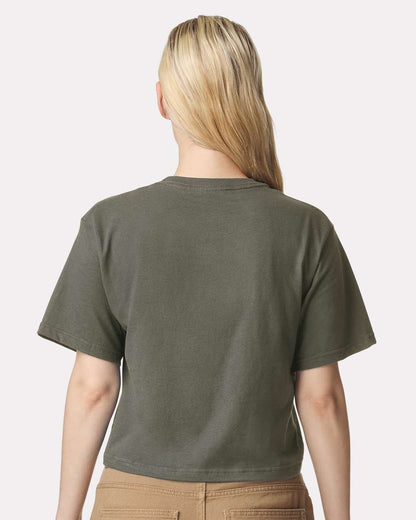 American Apparel Women's Fine Jersey Boxy Tee 102 #colormdl_Lieutenant