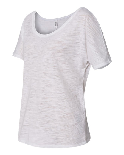 BELLA + CANVAS Women’s Slouchy Tee 8816 #color_White Slub