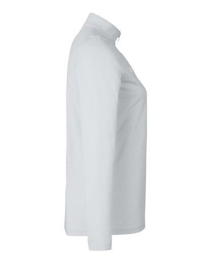 Under Armour Women's Team Tech™ Half-Zip Pullover 1376862 #color_Mod Grey Light Heather/ White