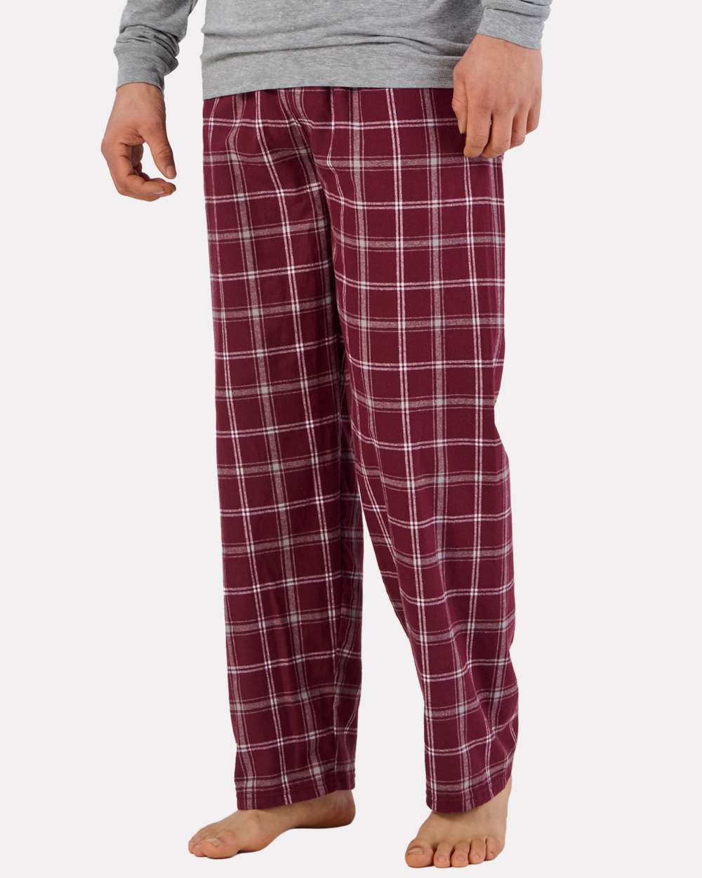 #color_Varsity Maroon Oxford Plaid