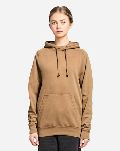 Lane Seven Unisex Vintage Raglan Hooded Sweatshirt LST004 #colormdl_Vintage Camel