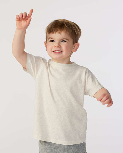 Rabbit Skins Toddler Fine Jersey Tee 3321 #colormdl_Natural Heather