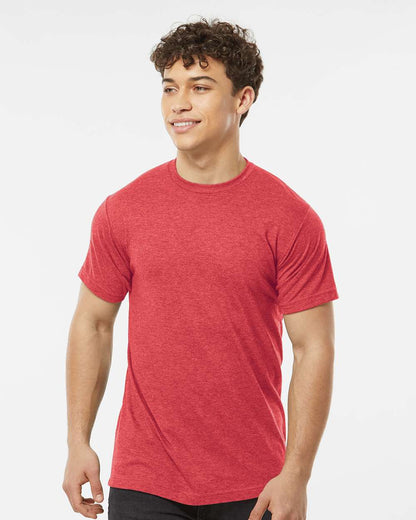 Tultex Poly-Rich T-Shirt 241 #colormdl_Heather Red