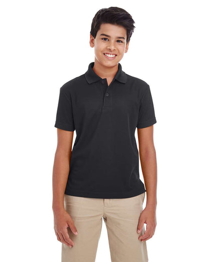 CORE365 Youth Origin Performance Piqué Polo 88181Y #colormdl_Black