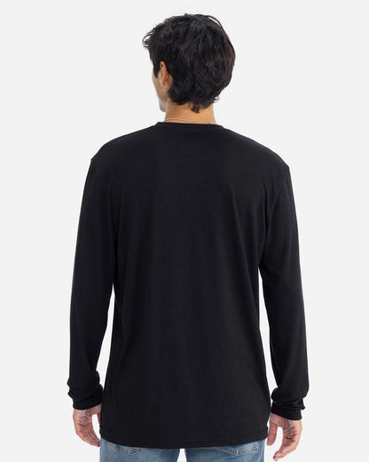 Next Level Men's Triblend Long Sleeve T-Shirt 6071 #colormdl_Black