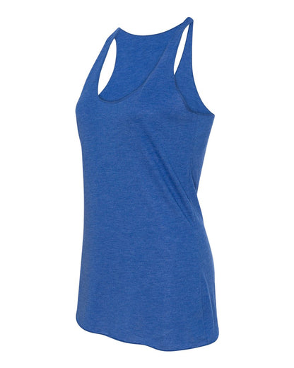 BELLA + CANVAS Women's Triblend Racerback Tank 8430 #color_True Royal Triblend