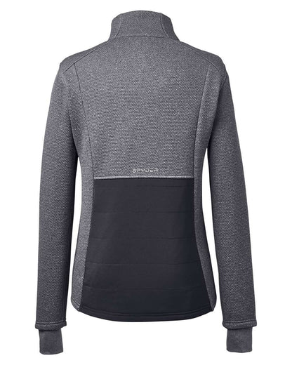 Spyder Women's Pursuit Jacket s17299 #color_Black Heather/ Black