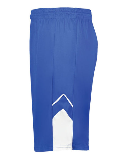 Augusta Sportswear Youth Alley-Oop Reversible Shorts 1169 #color_Royal/ White