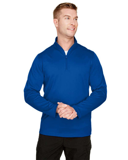 Harriton Men's Advantage Snag Protection Plus Quarter-Zip Pullover M748 #colormdl_True Royal
