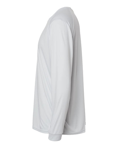 Paragon Unisex Long Islander Performance Long Sleeve T-Shirt 210 #color_Aluminum