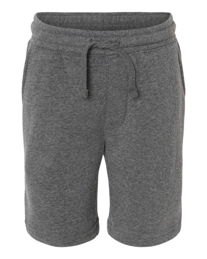 Independent Trading Co. Youth Lightweight Special Blend Fleece Shorts PRM16SRT #color_Nickel