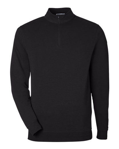 TASC Performance Inc Men's Cloud French Terry Quarter-Zip Pullover TM616 #color_Black