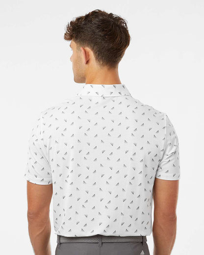Adidas Men's Ultimate365 Mesh Print Polo A2012 #colormdl_White/ Black