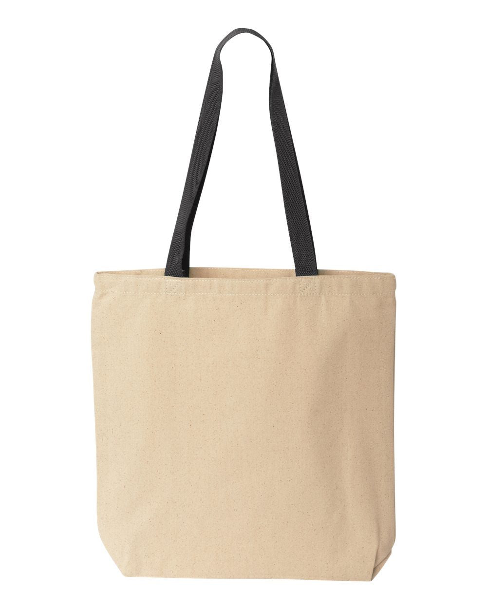 Liberty Bags Natural Tote with Contrast-Color Handles 8868