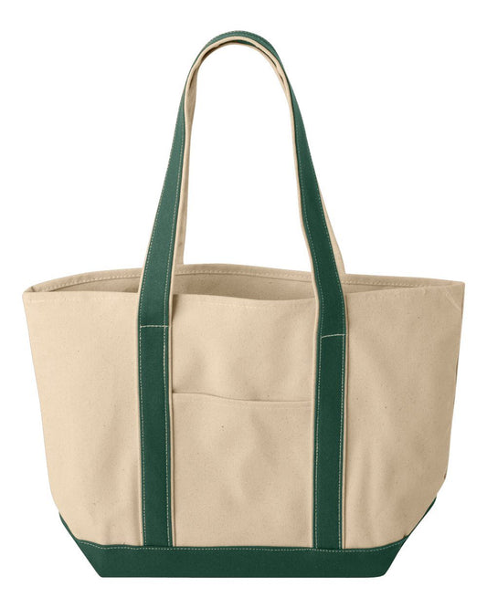 Liberty Bags Windward Large Cotton Canvas Classic Resort Tote 8871