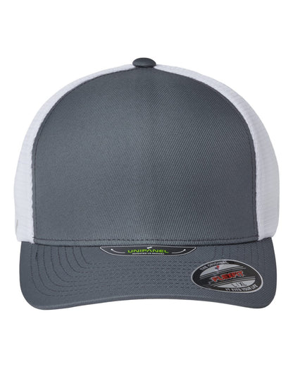 Flexfit Unipanel™ Trucker Cap 5511UP #color_Charcoal/ White